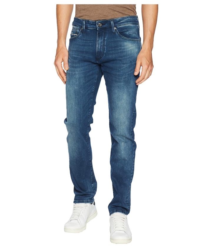 Mavi Jeans - Marcus Slim Straight In Forest Blue/white Edge