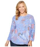 Extra Fresh By Fresh Produce - Plus Size Colored Pencils Catalina Top