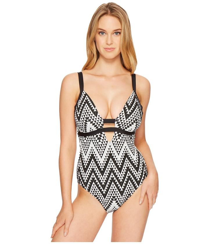 Athena - Mystique Strappy Back Plunge Maillot