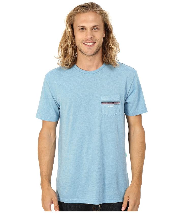 Vissla - Drain Pipes Heathered Short Sleeve Pocket Crew Top