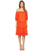 Kate Spade New York - Poplin Off The Shoulder Dress