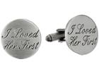 Cufflinks Inc. - Wedding Series I Loved Her First Cufflinks