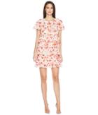 Badgley Mischka - Floral Print Runway Dress