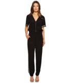 The Kooples - Combinaison Avec Galons Long Jambes Et Bras
