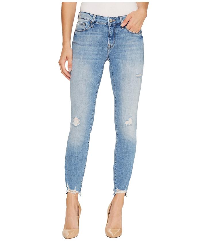 Mavi Jeans - Adriana Mid-rise Super Skinny Ankle In Light Destructed Vintage