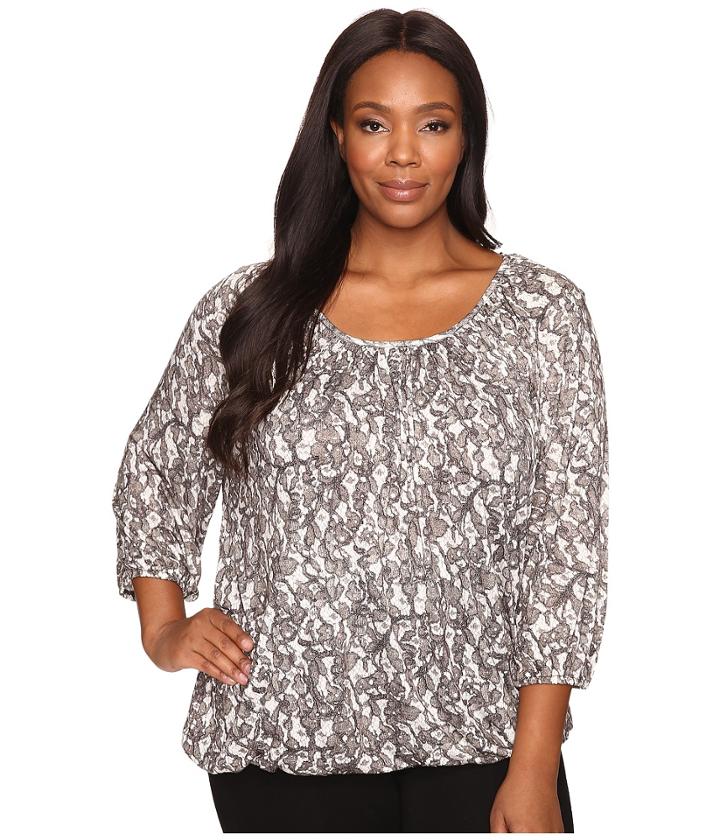 Michael Michael Kors - Plus Size Umbria Lace Peasant Top