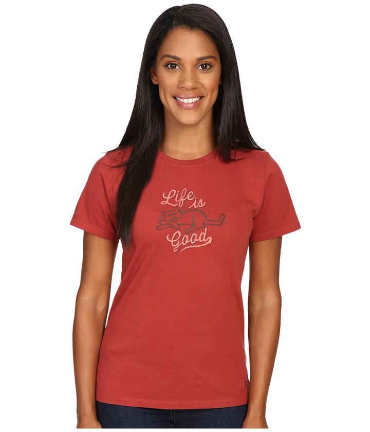 Life Is Good - Life Is Good Cat Crusher Tee