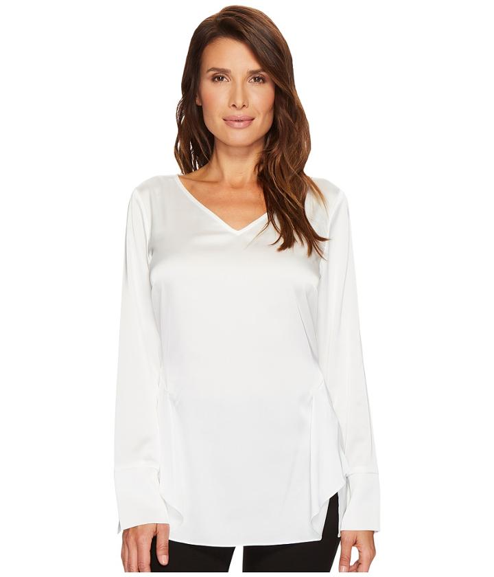 Ivanka Trump - Long Sleeve Woven Blouse