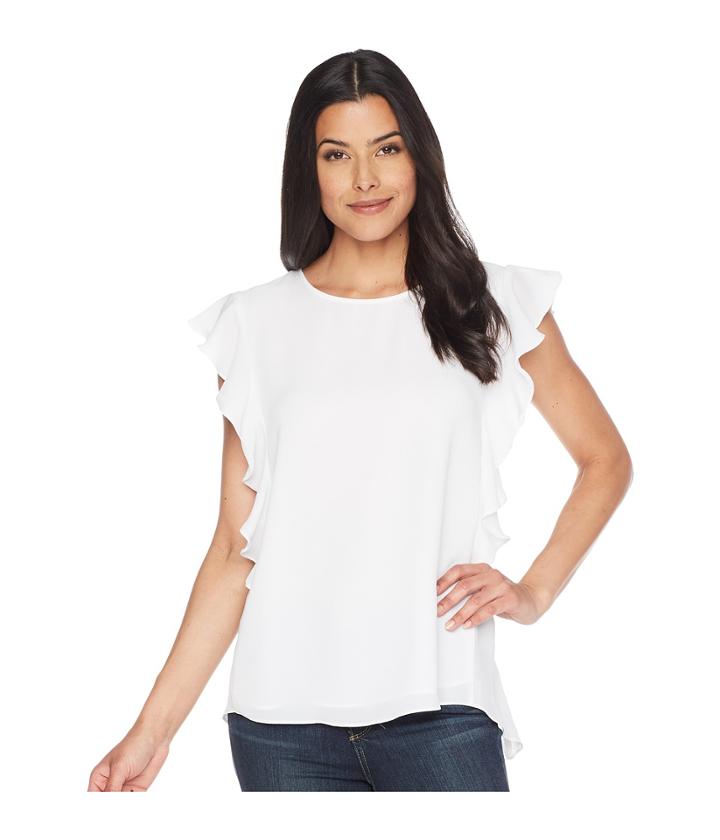 Cece - Cascading Ruffle Blouse