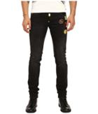 Philipp Plein - Fierce Straight Cut Denim In Black Friday