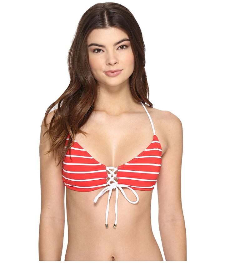Polo Ralph Lauren - French Stripe Laced Front Bralette