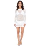 Tommy Bahama - Beach Sweater Open Weave Variegated Sweater W/ Side Zipper Cover-up