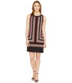 Vince Camuto - Sleeveless Havana Geo Shift Dress