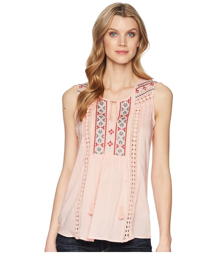 Roper - 1568 Lawn Sleeveless Peasant Blouse