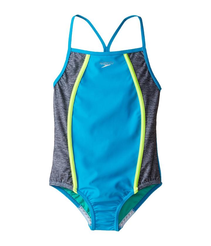Speedo Kids - Heather Splice One-piece Swimsuit