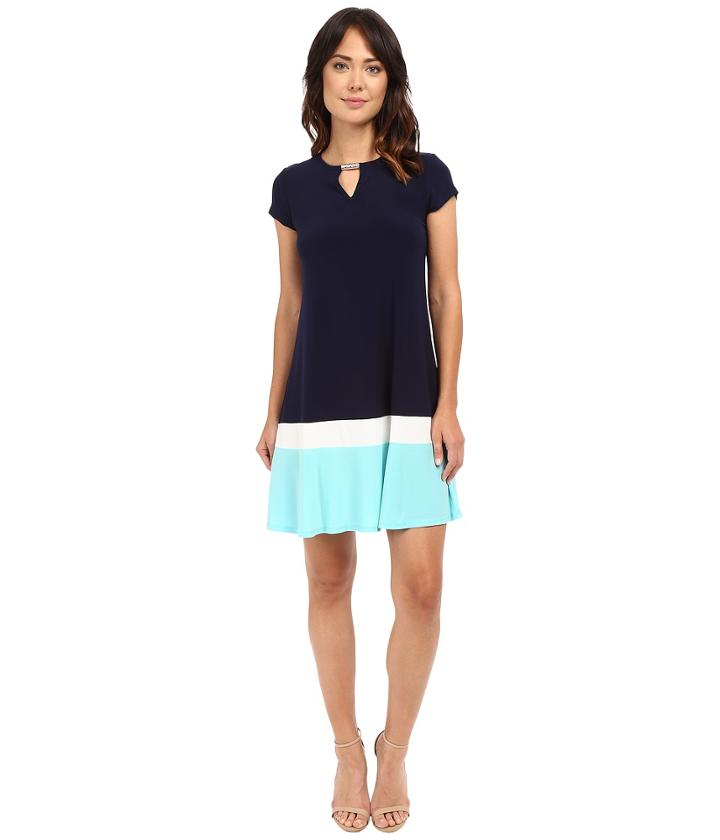 Christin Michaels - Meg Color Block Dress