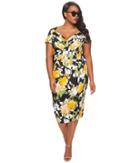 Unique Vintage - Plus Size St. Pierre Wiggle Dress
