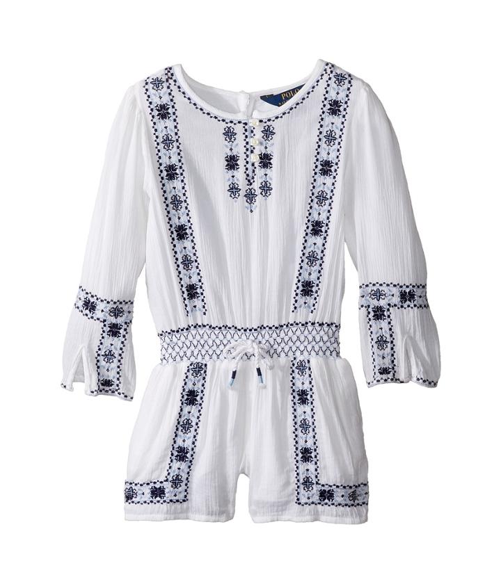 Polo Ralph Lauren Kids - Embroidered Romper