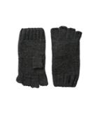 Calvin Klein - Asymmetric Moss Stitch Fingerless Gloves