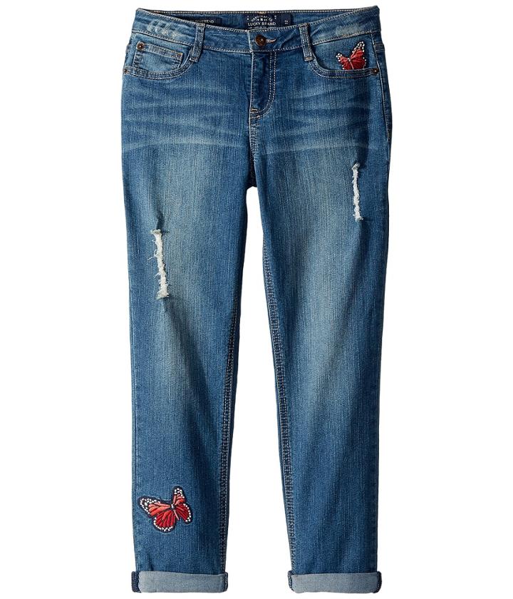 Lucky Brand Kids - Demetra Butterfly Jeans In Ada Wash