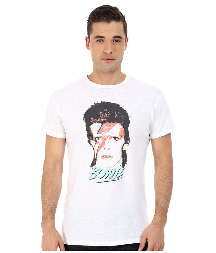 The Original Retro Brand - David Bowie Slub Short Sleeve Tee