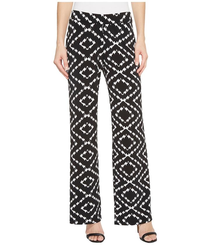 Tribal - Pack And Go Travel Jersey 30 Printed Pull-on Wide Leg Pants