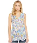 Nally &amp; Millie - Floral V-neck Tank Top