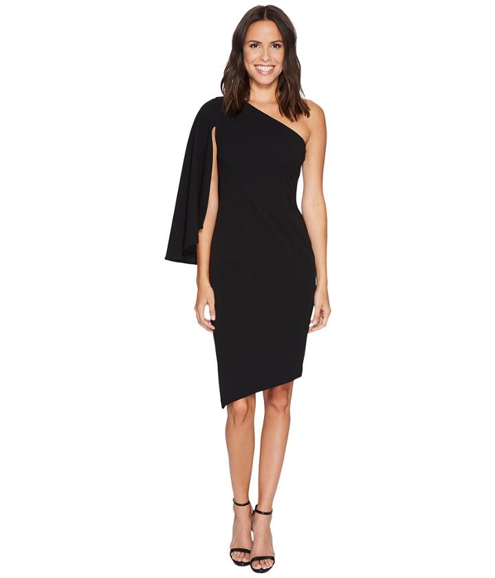 Calvin Klein - One Shoulder Split Sleeve Asymmetric Hem Dress Cd7c193r