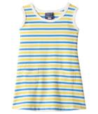 Toobydoo - Blue Yellow Stripe Baby Pocket Dress