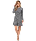 Michael Michael Kors - Woodbrook Zip Seam Flare Dress