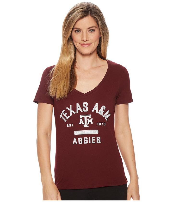 Champion College - Texas Am Aggies University V-neck Tee