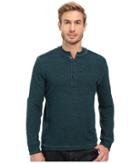 True Grit - Double Weave Long Sleeve Snap Henley