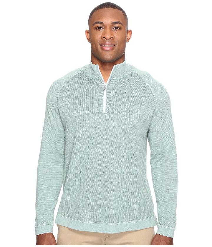 Tommy Bahama Big & Tall - Big Tall Saltwater Tide 1/2 Zip