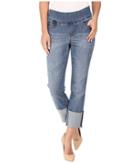 Jag Jeans - Lewis Pull-on Straight Cuffed Comfort Denim In Weathered Blue