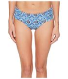 Tommy Bahama - Tika Tiles Reversible High-waist Shirred Bikini Bottom