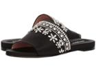 Rochas - Fabri Flat Sandal W/ Flowers