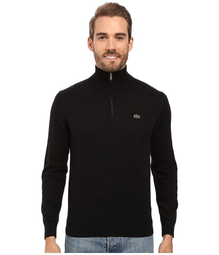 Lacoste - Segment 1 1/4 Zip Jersey Sweater