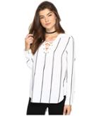 Kensie - Straight Lines Top Ks2k40s4