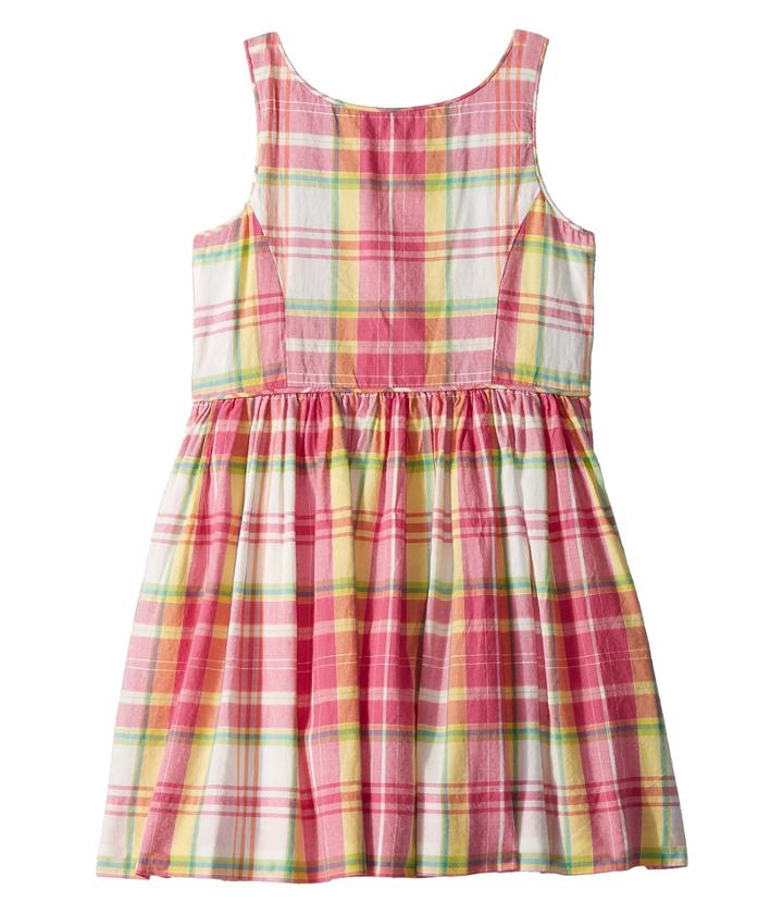 Polo Ralph Lauren Kids - Madras Cotton Sleeveless Dress