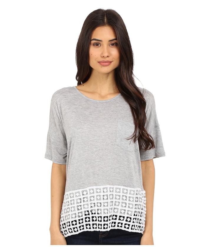 Kensie - Sheer Viscose Tees Top Ks5k3827