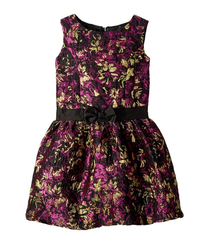 Us Angels - Brocade Sleeveless Princess Bodice Dress