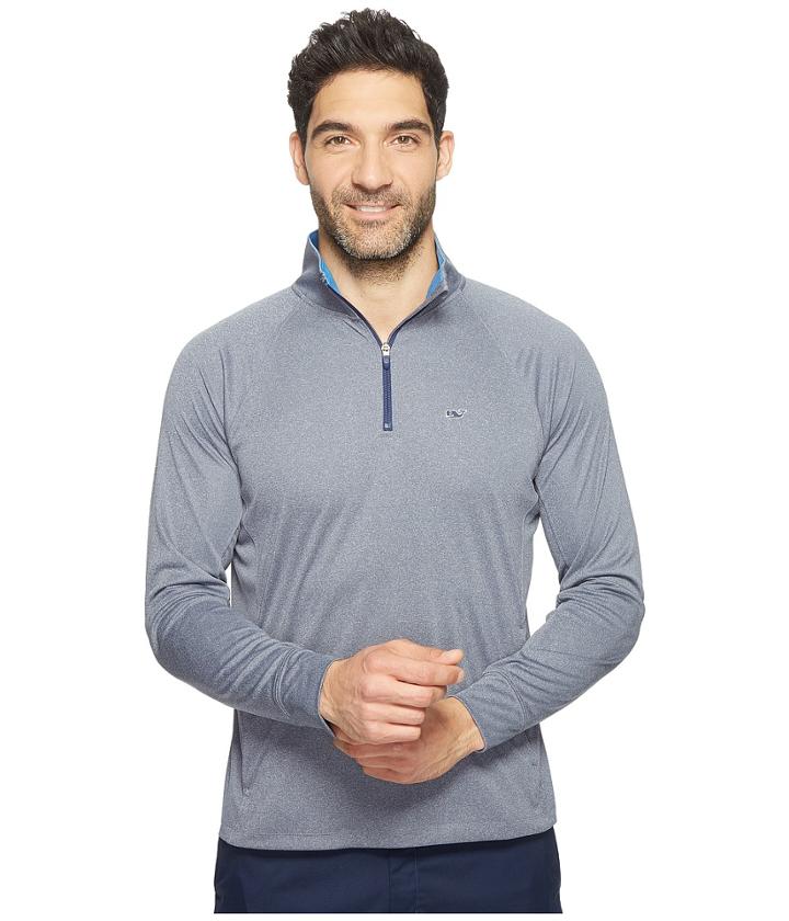 Vineyard Vines - Nine Mile Heather 1/4 Zip Performance Shirt