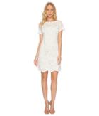 Vince Camuto - Lace Shift Dress With Scallop Details At Hem