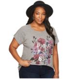 Lucky Brand - Plus Size Paradise Flowers Tee