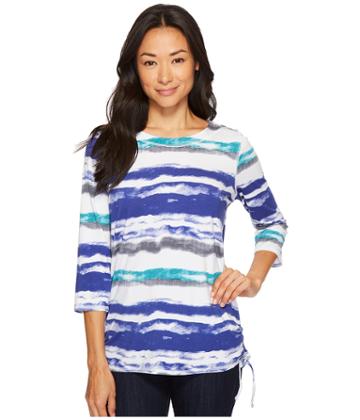 Fdj French Dressing Jeans - Watercolor Stripe Top