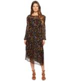 See By Chloe - Printed Silk Crepon Midi Dress