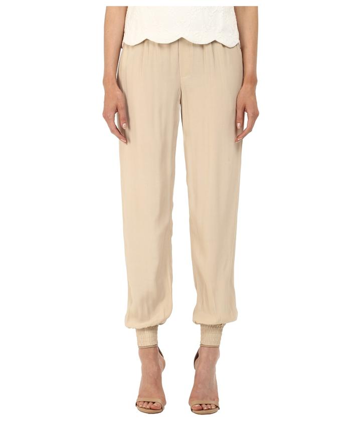 Armani Jeans - Viscose Printed And Solid Crepe Trousers