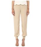 Armani Jeans - Viscose Printed And Solid Crepe Trousers