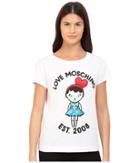 Love Moschino - Girl Graphic T-shirt With Writing