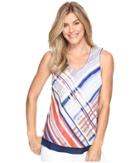 Nic+zoe - Painted Plaid Tank